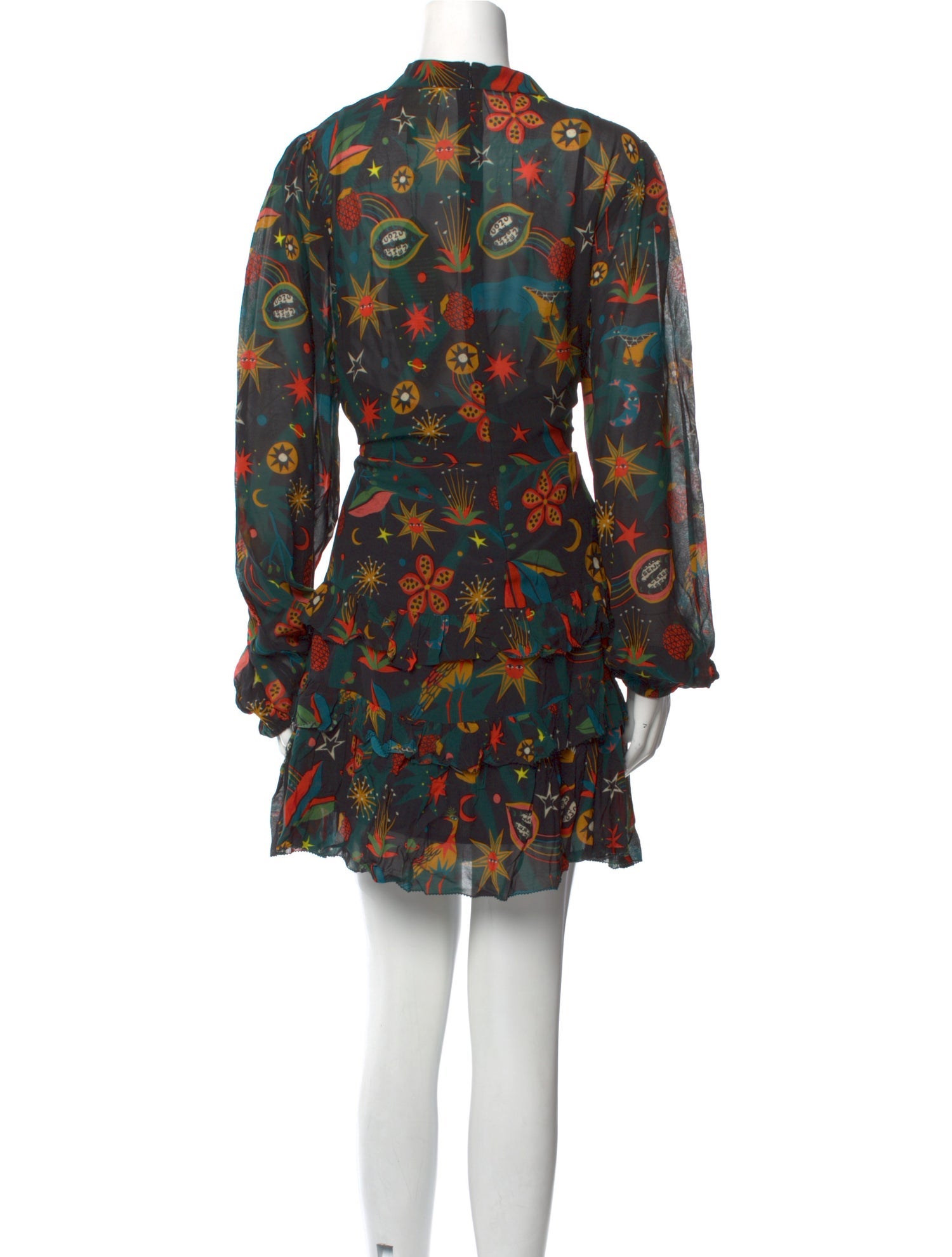 Farm Rio Floral Print Knee-Length Dress w/ Tags